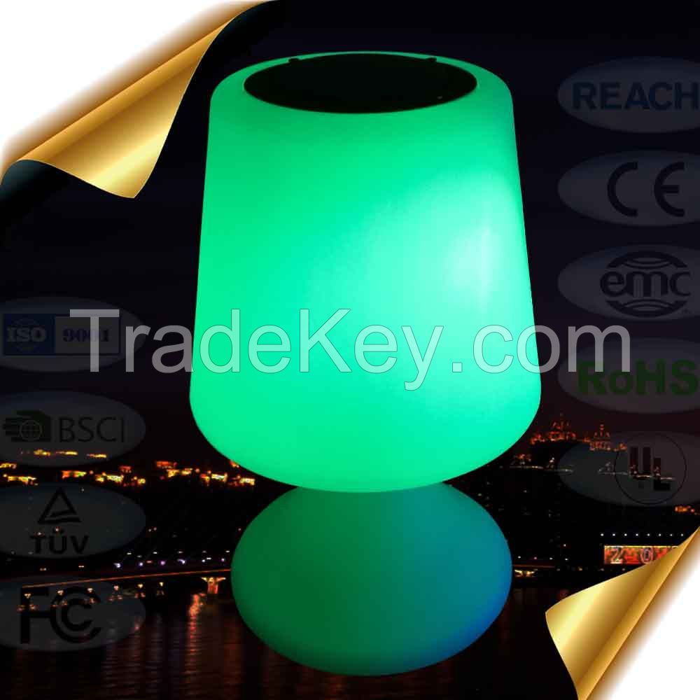 Portable Stereo Speaker Lamp Bluetooth V4.0+EDR LED Baby Stool with V4.0 Bluetooth Stereo Speaker