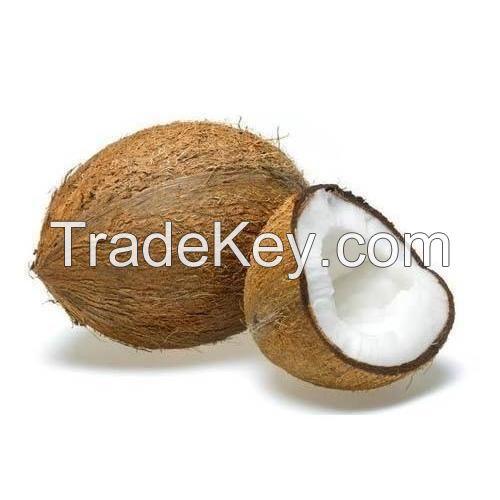 Semi husk coconut