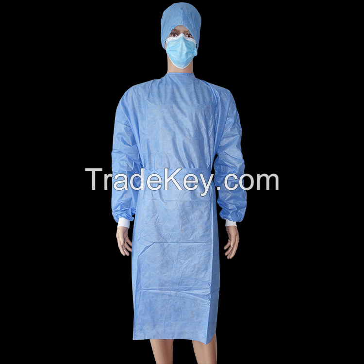 Disposable isolation gown