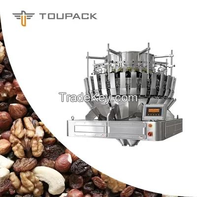 Automatic SS304 2.5L Multihead Weigher Packing Machine For Mixed Nut Bean