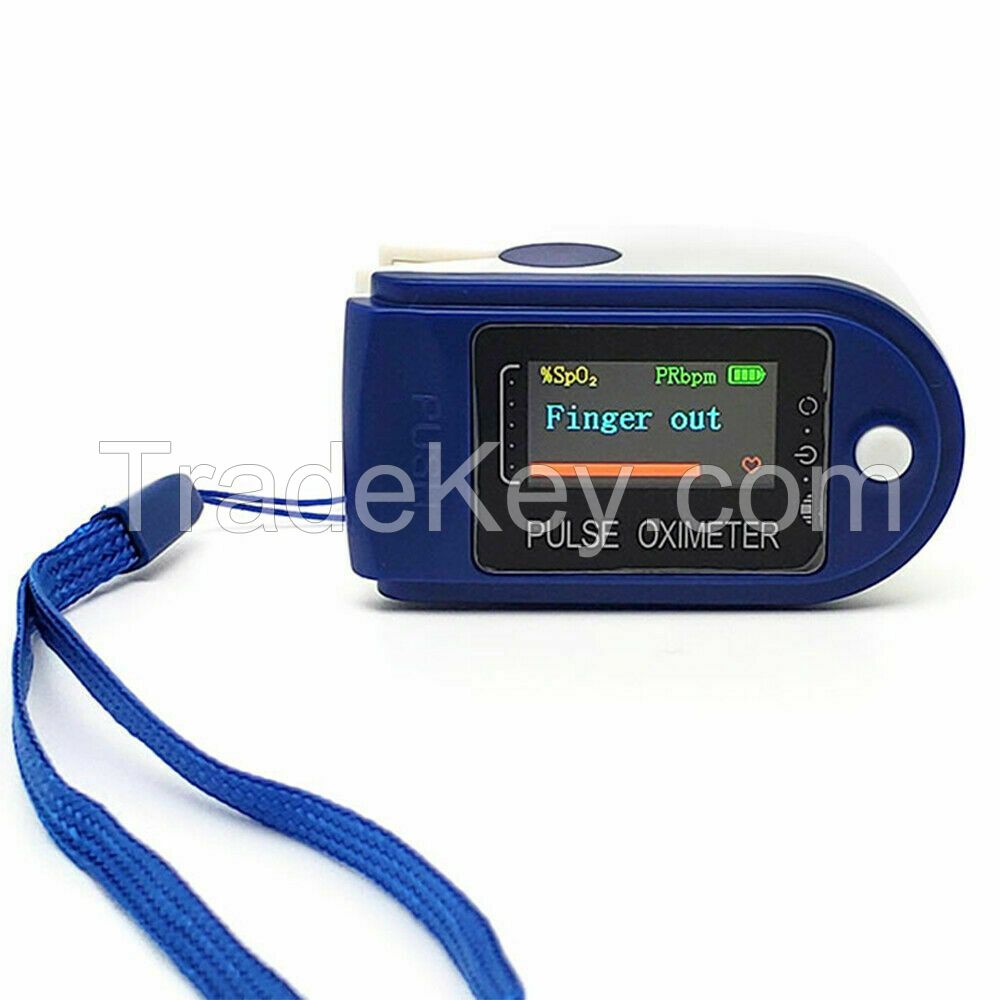 SpO2 Fingertip Pulse Oximeter Blood Oxygen Monitor+Digital Infrared Thermometer 