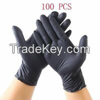 100 Pcs Nitrile Blue Durable Rubber Cleaning Hand Gloves Powder Latex Free