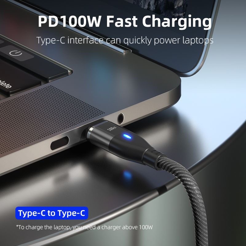 PD 100W 6 in 1 Type C to Type C Magnetic Computer Charging Cable for TypeC Micro iproducts