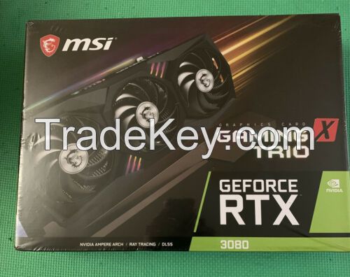 MSI GeForce RTX 3080 GAMING X TRIO 10GB Gaming Graphics Card- GDRR6X