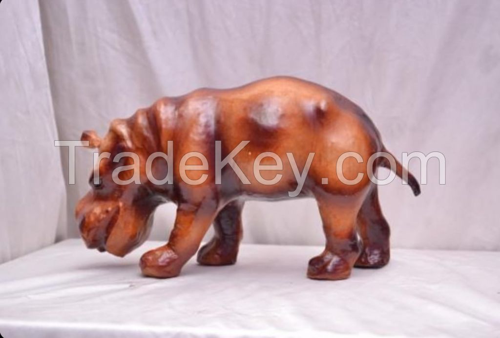 Leather toy of camel, horse , elephant