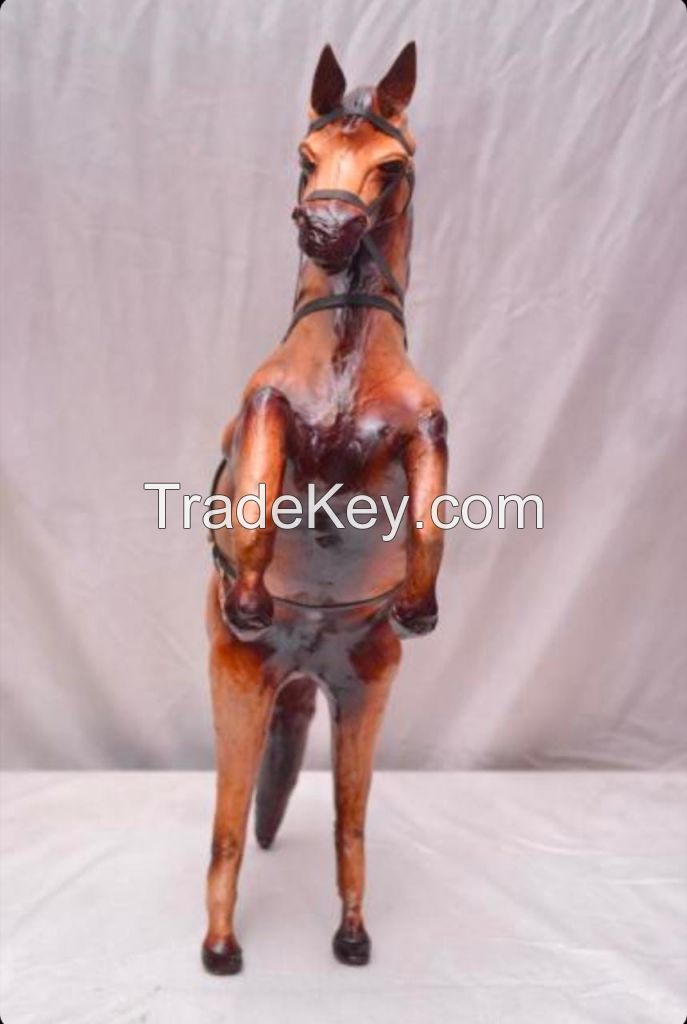 Leather toy of camel, horse , elephant 