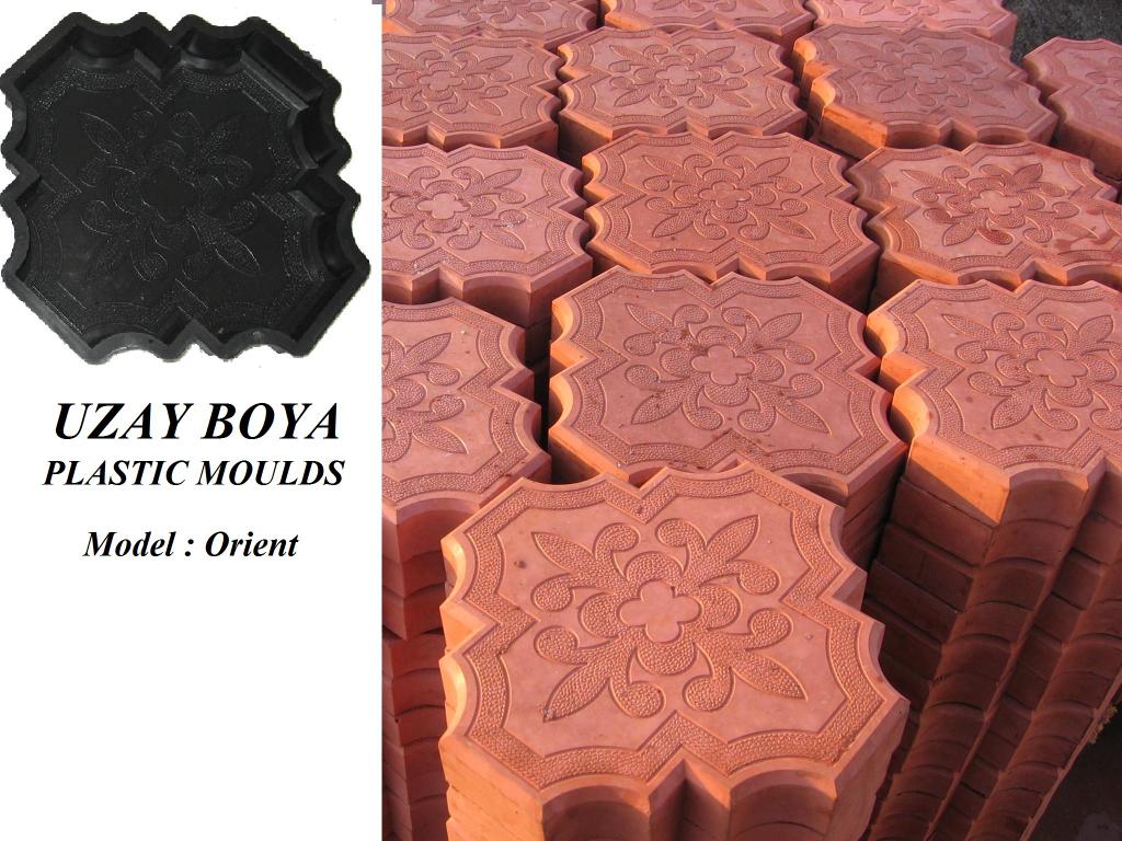 plastic moulds for making interlocking concrete pavers