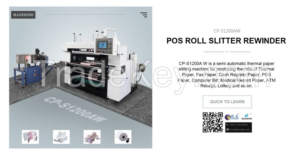 Automatic Thermal Paper Slitting Machine