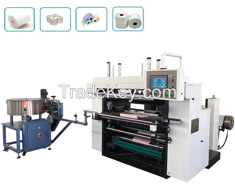 China Leading Manufacturer ATM thermal paper roll slitting making machine