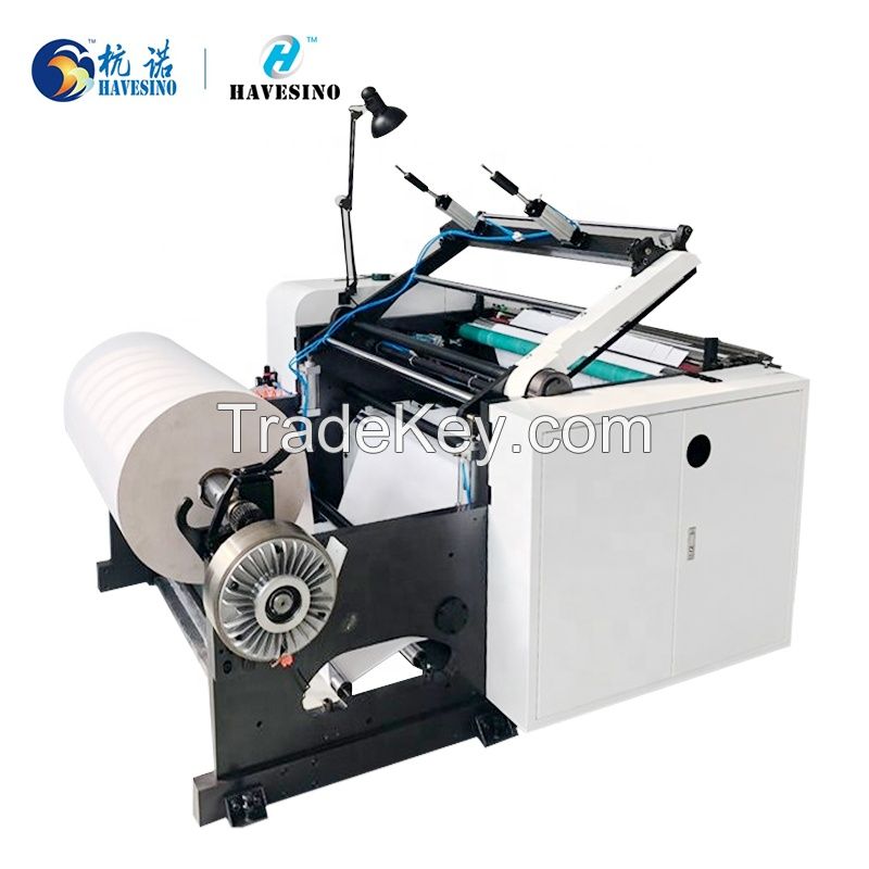 thermal POS paper roll cutter and rewinder machine