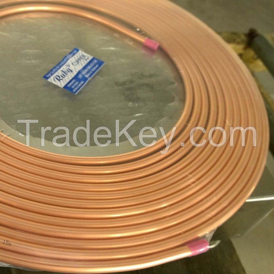 Copper pipe pancake coil LWC and straight