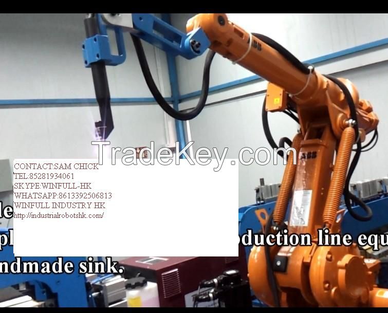 Handmade Water Sink Welding Robot /industrial Robot/robotic Arm/manipulator