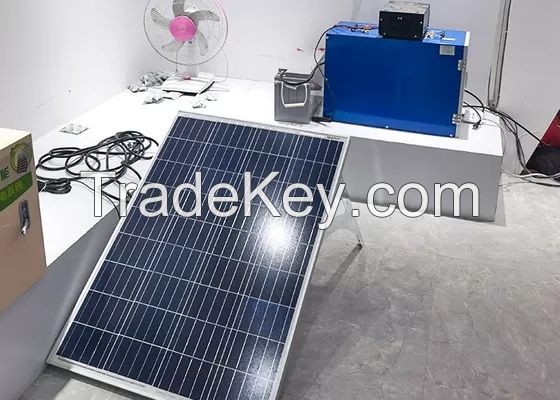 Home Emergency Solar Power PV System 220V 5000W Monocrystalline Silicon Solar Panel TUV