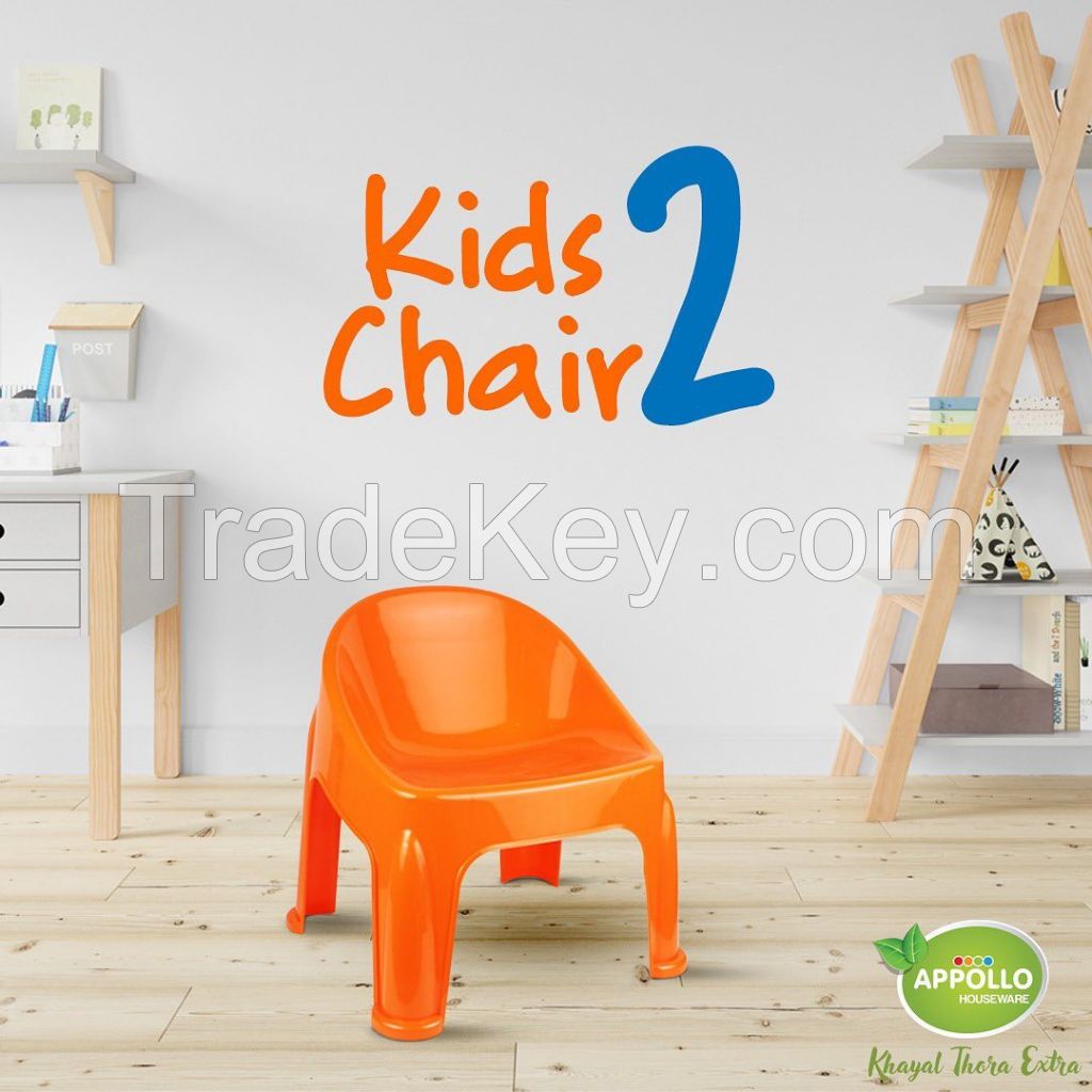 Appollo houseware kids chair 2 high quality light weight easy to handle durable kids chair stackable plastic chair for play area garden indoor and outdoor uses