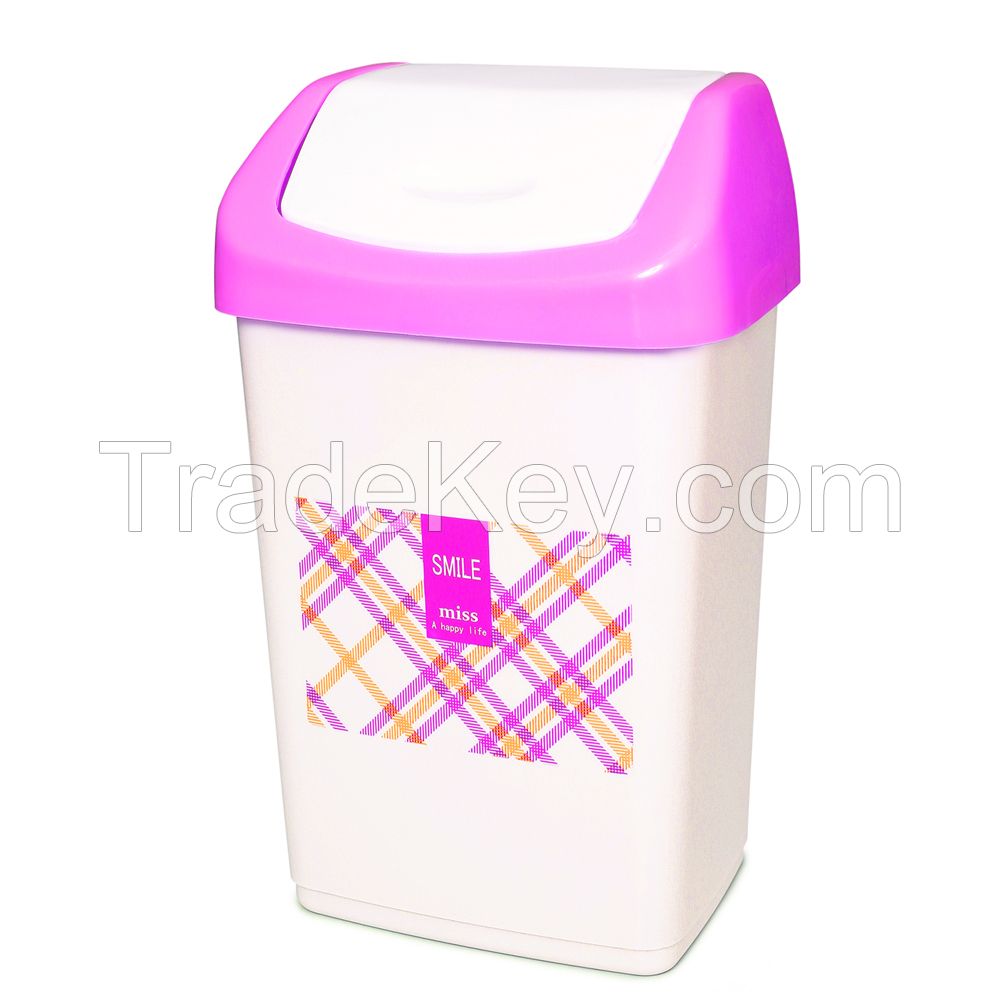 Appollo houseware Fresh Hut Bin (Medium) high quality light weight dustbin easy to handle light weight durable plastic trash bin, unbreakable reusable easy to carry recycle bins.