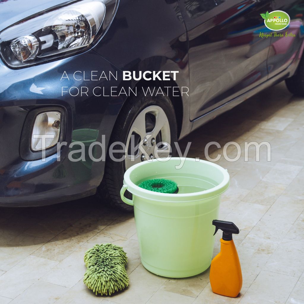 Glow Bucket (Solid). Super Durable and Long-lasting water bucket for cleaning and washing