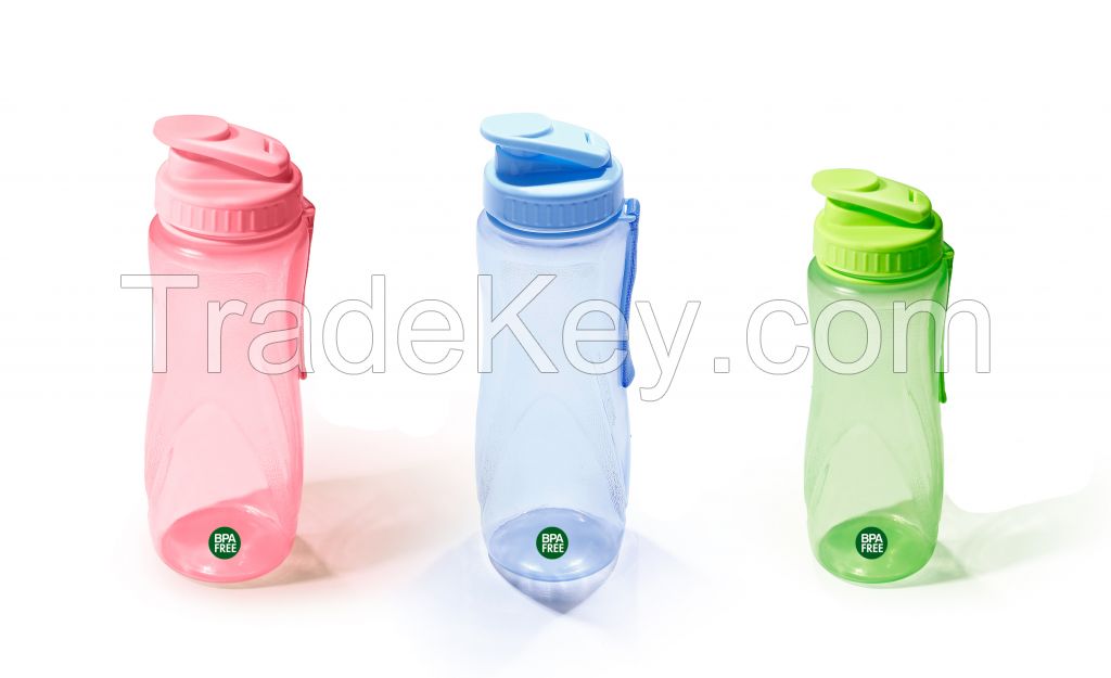 Spring Water Bottle Bottle (850ml) high quality water bottle for kids and adults, easy to handle durable, unbreakable reusable bottle for picnic, exercise and camping, BPA free bottle, ideal for school and gym.