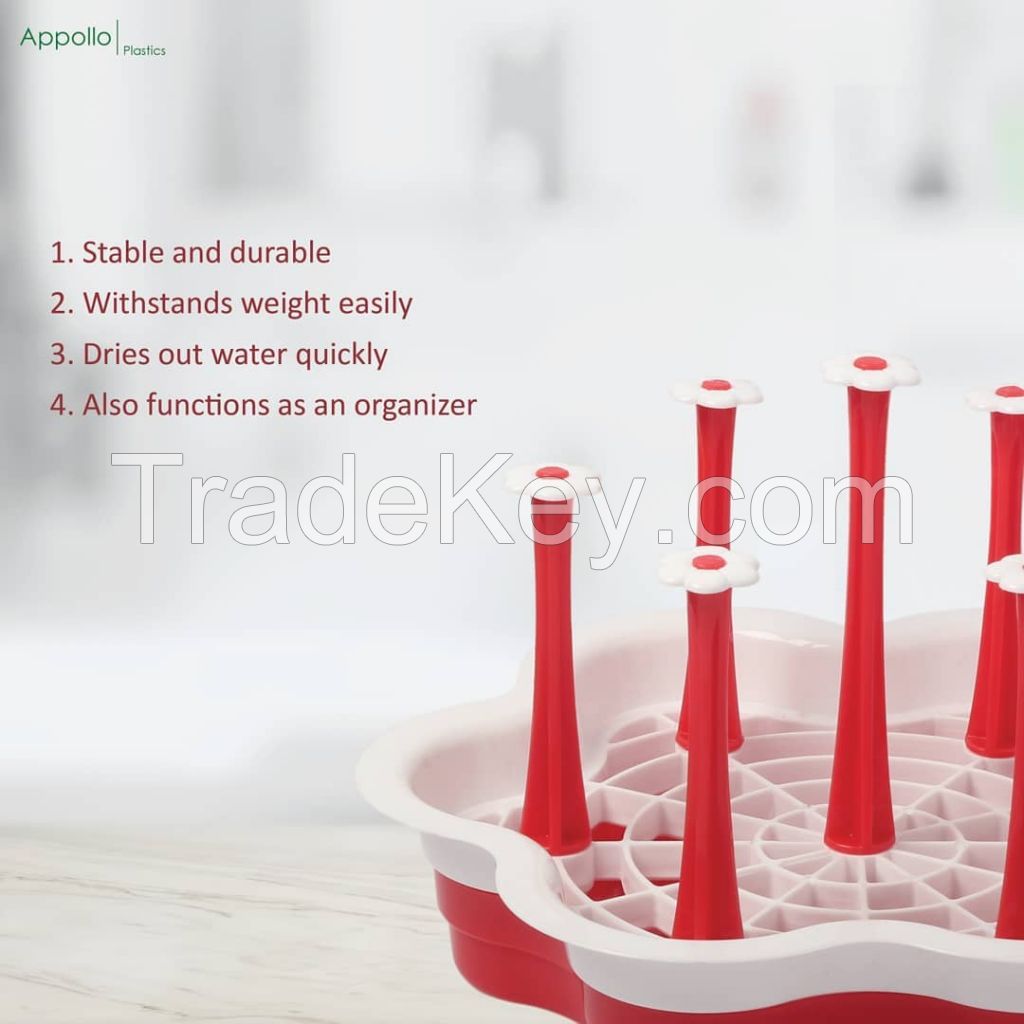 Victoria Glass stand high quality glass stand for kitchen washable easy to handle durable plastic stand for kitchen, unbreakable reusable plastic stand for glasses, BPA free hanger.