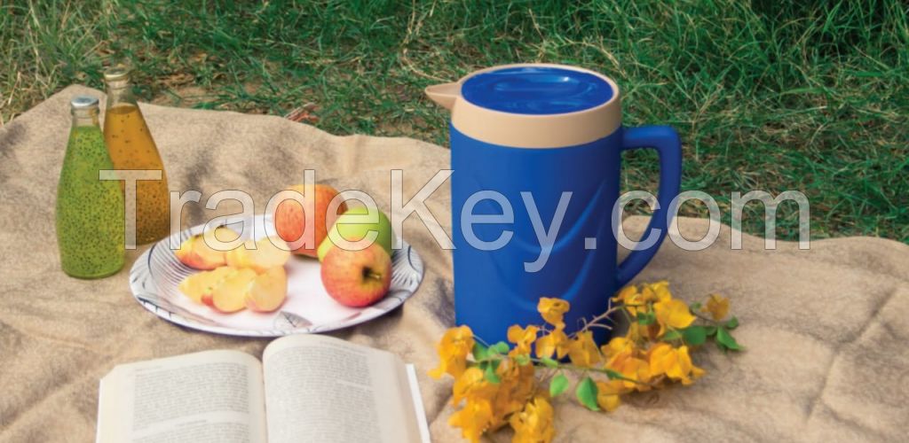 Appollo houseware Super Cool Jug (2 liter) high quality Jug for picnic and parties, easy to handle durable, unbreakable reusable jug for dinner and side tables.