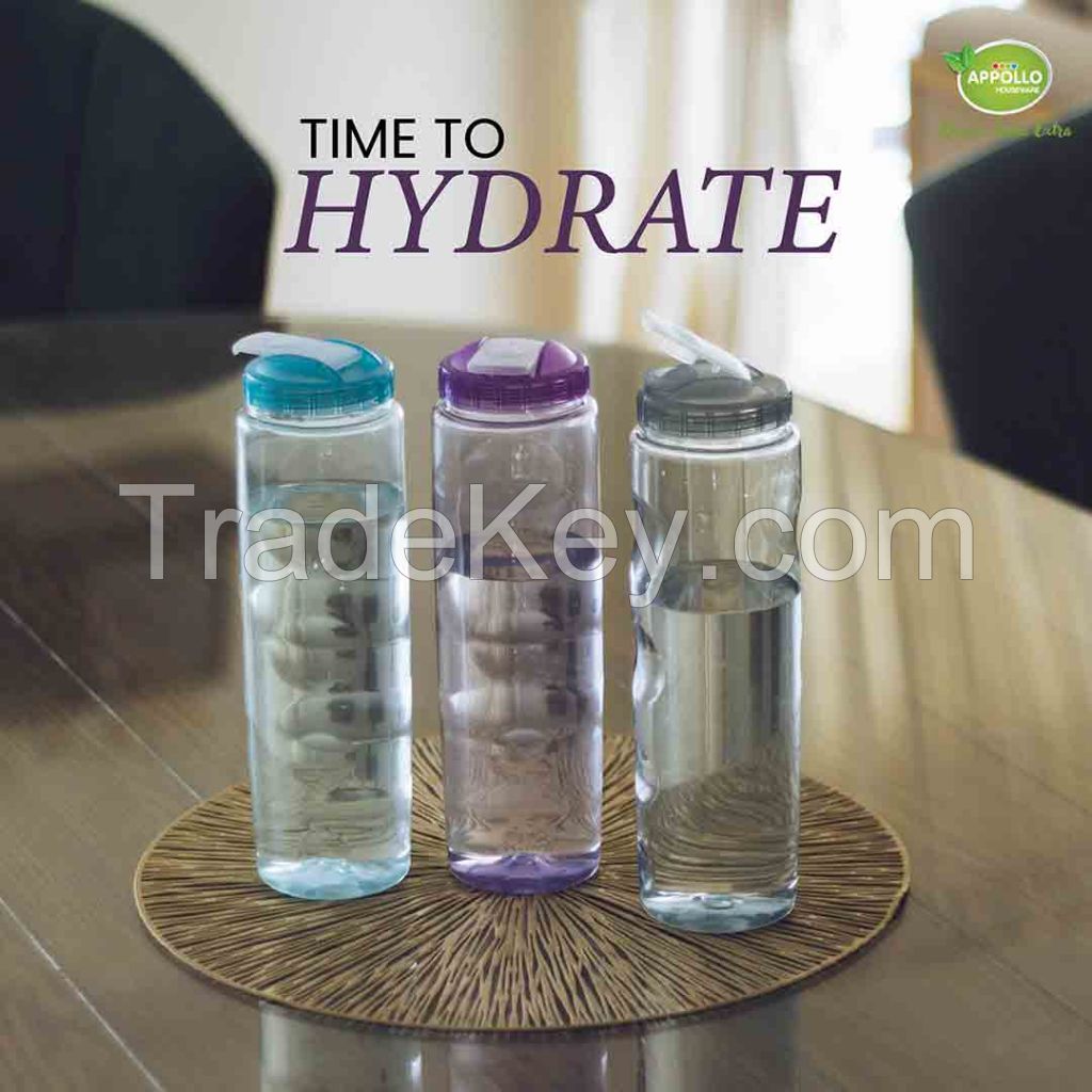 Ocean water bottle model-2 (1100 ml) high quality water bottle for kids and adults, easy to handle durable, unbreakable reusable bottle for picnic, exercise and camping, BPA free bottle, ideal for school and gym.