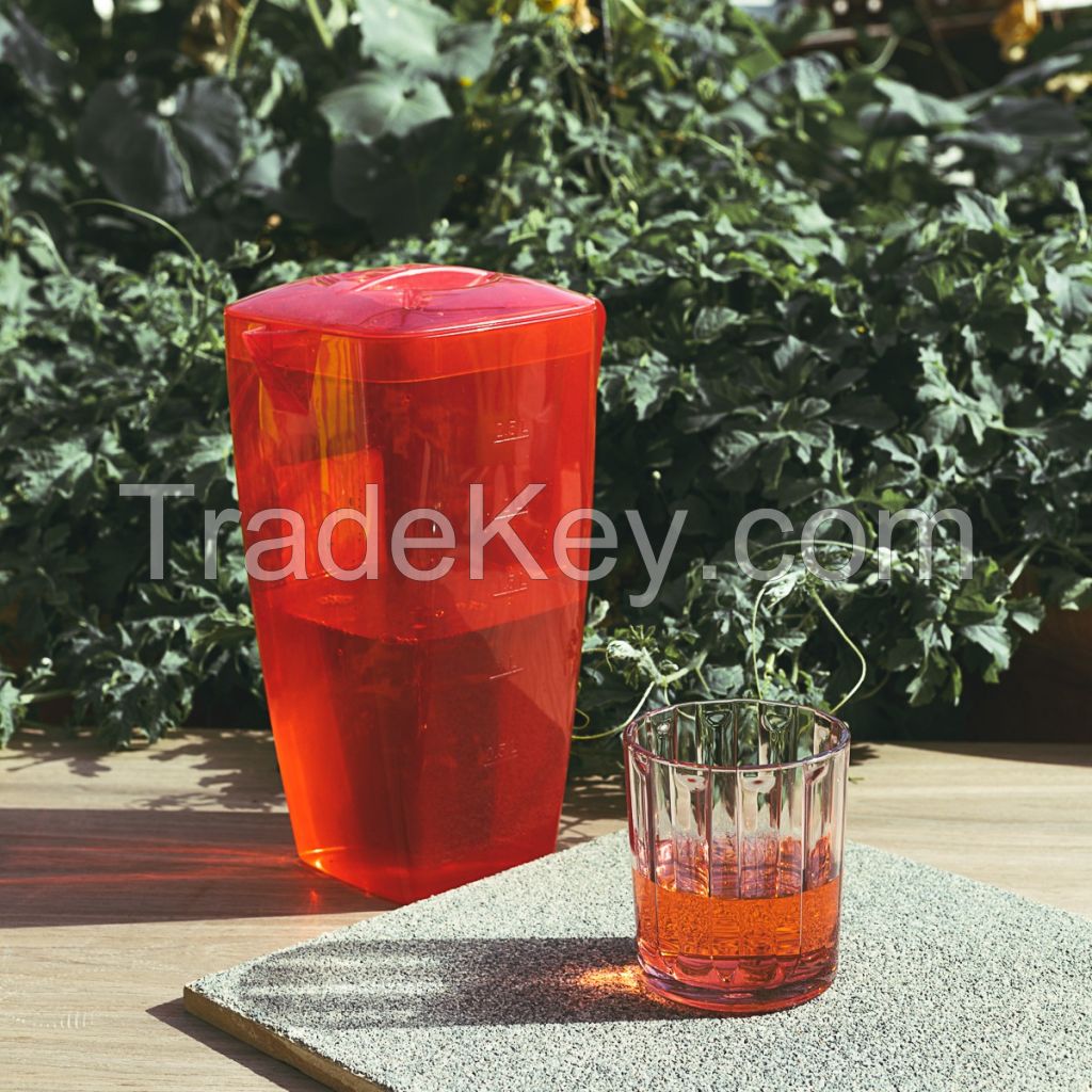 APPOLLO HOUSEWARE REAL ACRYLIC GLASS MODEL-3 (400ML) HIGH QUALITY LIGHT WEIGHT ACRYLIC GLASS EASY TO HANDLE DURABLE PLASTIC GLASS FOR PARTIES, UNBREAKABLE REUSABLE EASY TO CARRY STACKABLE, IDEAL FOR SERVING IN PARTIES AND PICNIC.