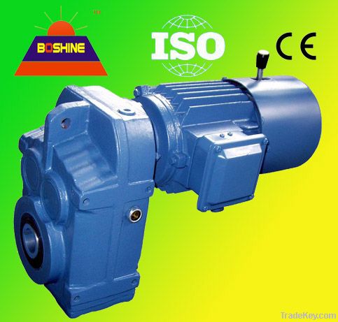Series Helical Gear Speed Reducer Motor