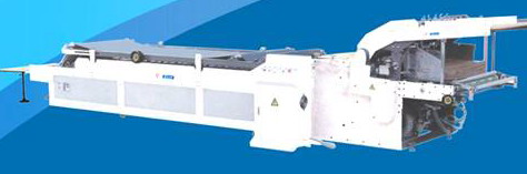 Semi auto flute laminating machine