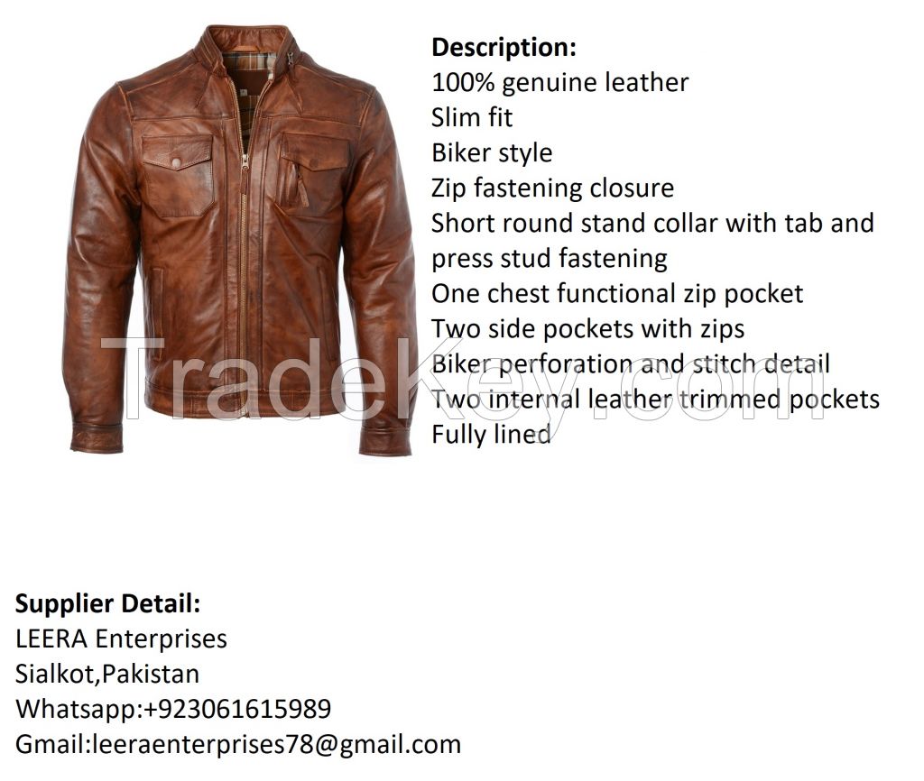 Leather Jackets,Leather gloves,leather wallet,Leather belts,Leather bags,Leather purse,Leather knife ccovers etc.