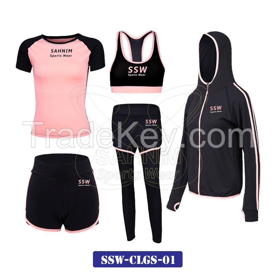 Compression sports wear, Compression Rashguarg, Ladies Yoga