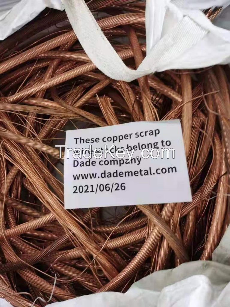 millberry copper scrap wire  purity 99.9% copper wire Copper Scrap