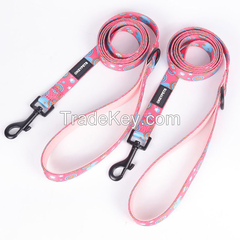 OKEYPETS Wholesale High Quality Pet Product Soft And Comfortable Padded Handle Strong Dog Leash For Running