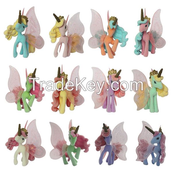 Flocked Little Flying Horses