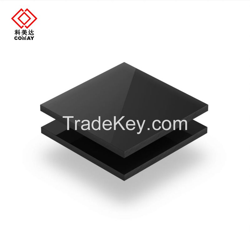 BLACK Wholesale PMMA Cast High quality Acrylic Sheet Factory