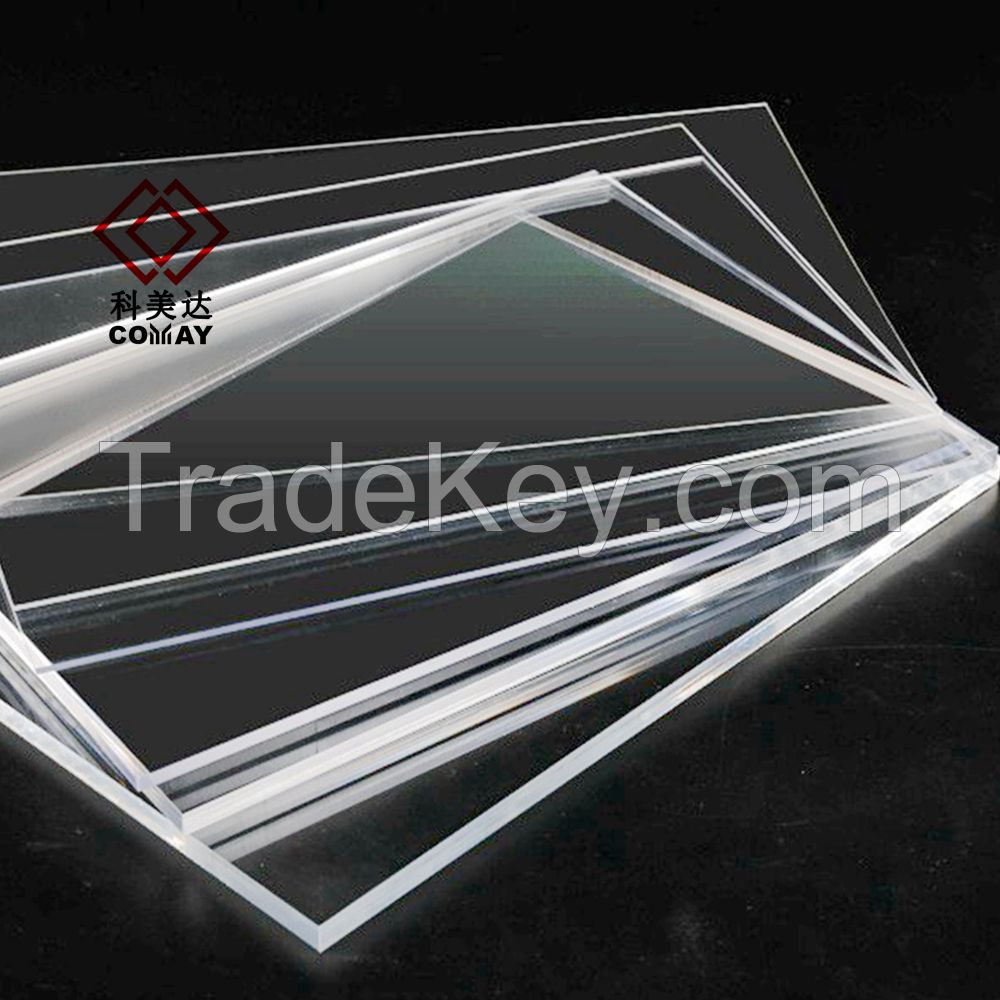 Wholesale 4X8 3mm Clear Plastic Cast Acrylic Sheet Price for Decorative