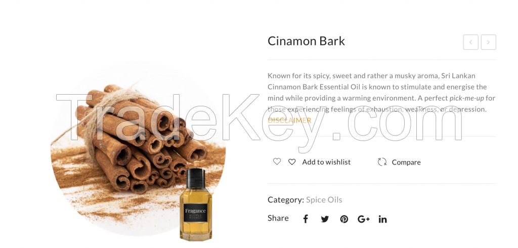 Pure cinnamon bark oil