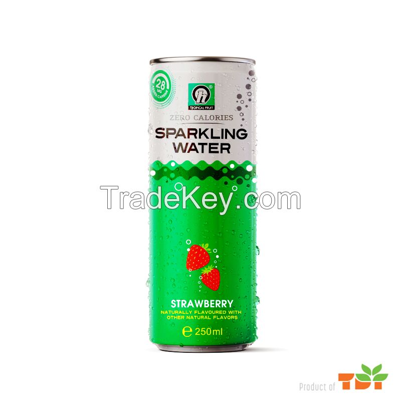 250ml TDT Strawberry Sparkling Water