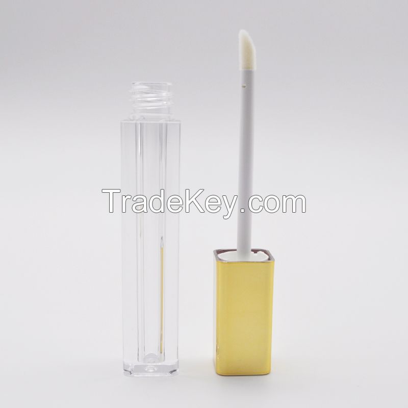 Wholesale Unique Private Label Cute Big Brush Clear Empty Wand Custom Logo Lipgloss Tube