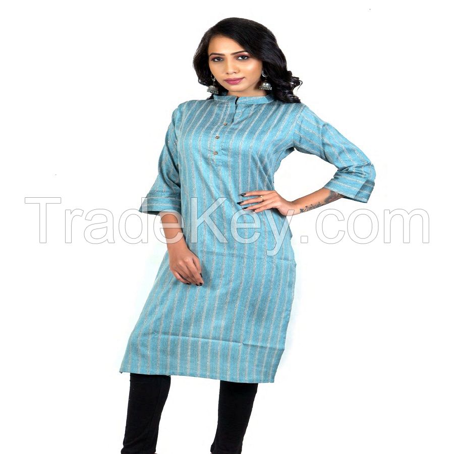 Khadi-Cotton Ladies Tops or Kurtis