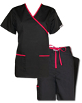 Nursing Uniforms Mock Wrap Designer Set