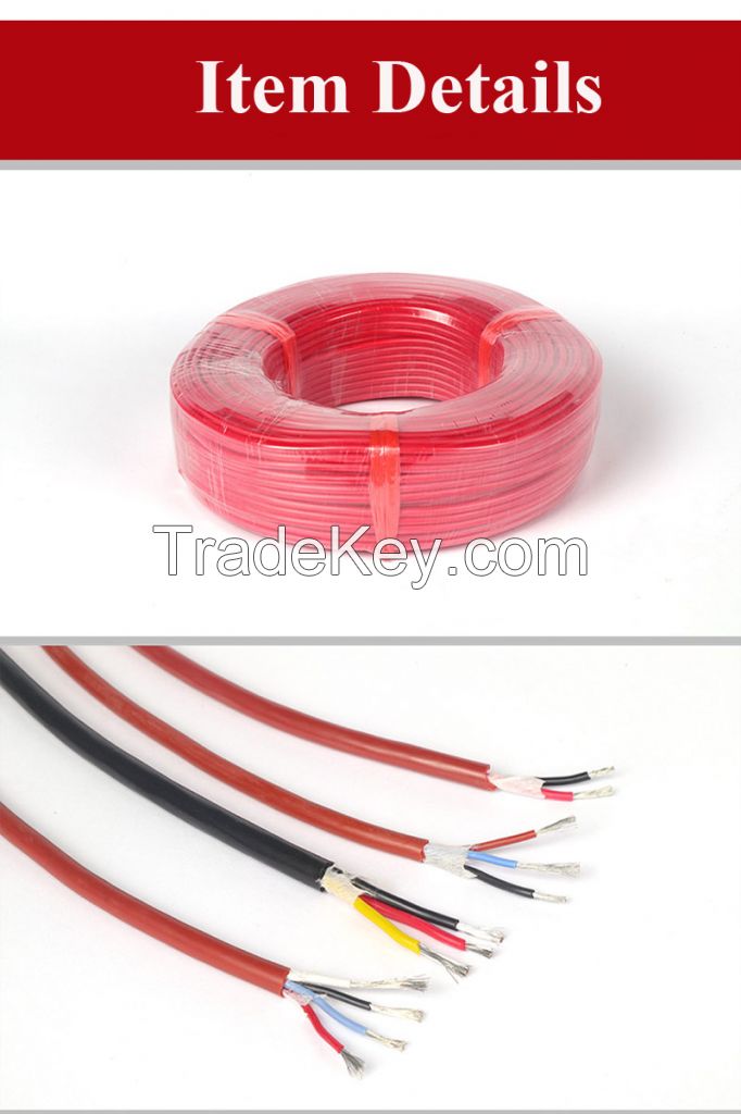 YGCR Silicone rubber insulated and sheathed flexible control cable