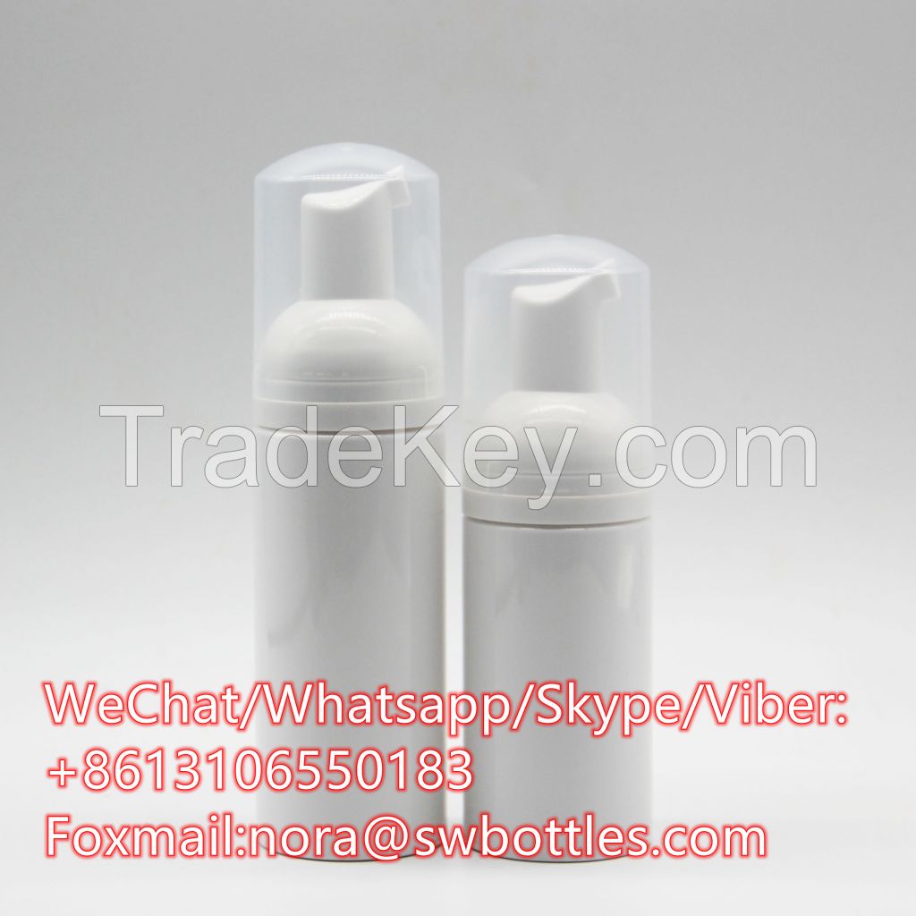 plastic PET material foam cleansing milk bottles, hand sanitizer shampoo packaging bottles, cosmetics foam bottles