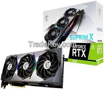 MSI Gaming GeForce RTX 3090 24GB GDRR6X 384-Bit HDMI-DP 1875 MHz Ampere Architecture OC Graphics Card (RTX 3090 Suprim X 24G)