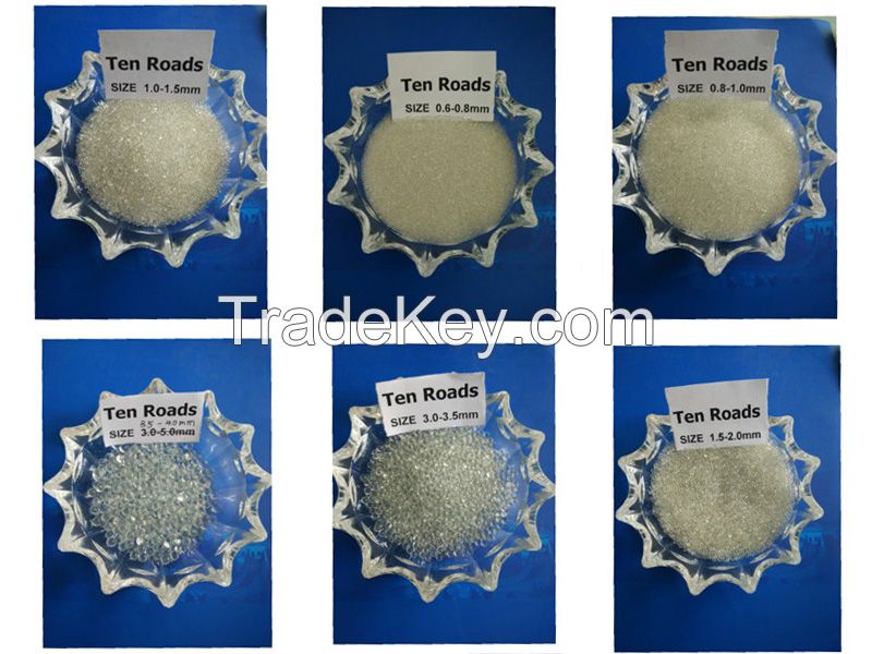 Grinding Glass Beads