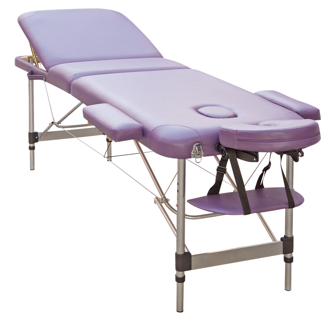 portable aluminum massage table, massage couch, massage bed