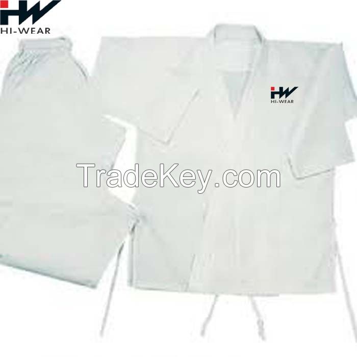 White Karate Uniforms 8oz 100% Cotton