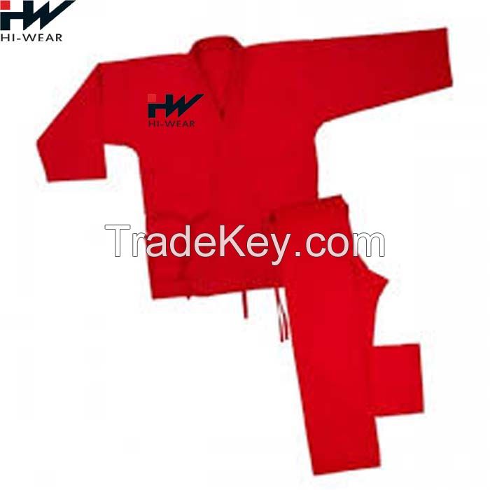 Made In Pakistan 100% Cotton Karate Uniforms Design Your Own Logo Men Karate Uniforms