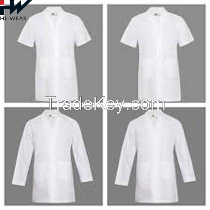 OEM Short Sleeves Hospital Medical Lab Coat