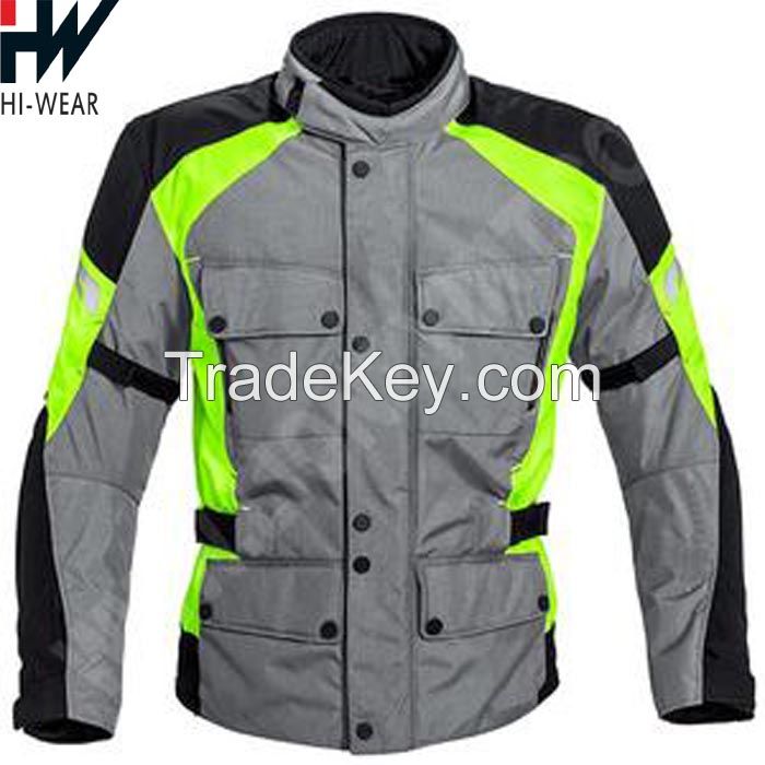  New Arrival 2020 Slim Fit Waterproof Men&#039;s Motorbike Textile Cordura Jacket with CE Armors