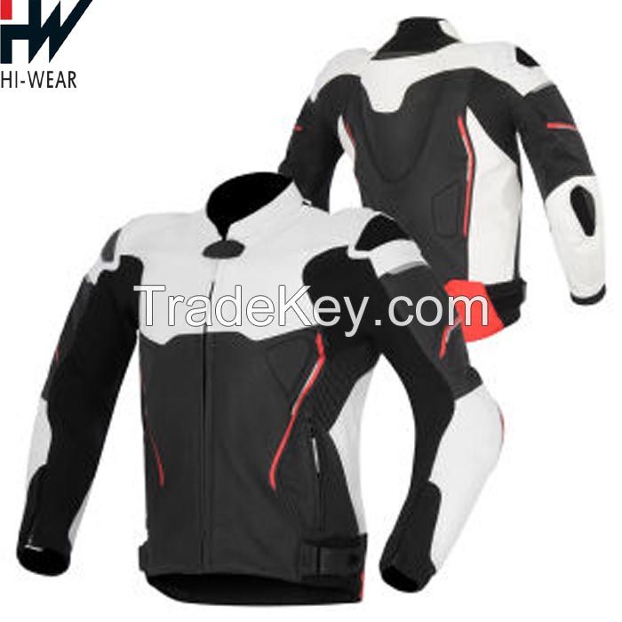  Wholesale Branded Motorbike Long Jacket For Men And Women Durable Motorcycle Leather Race Jacket CE Approved Pakistan