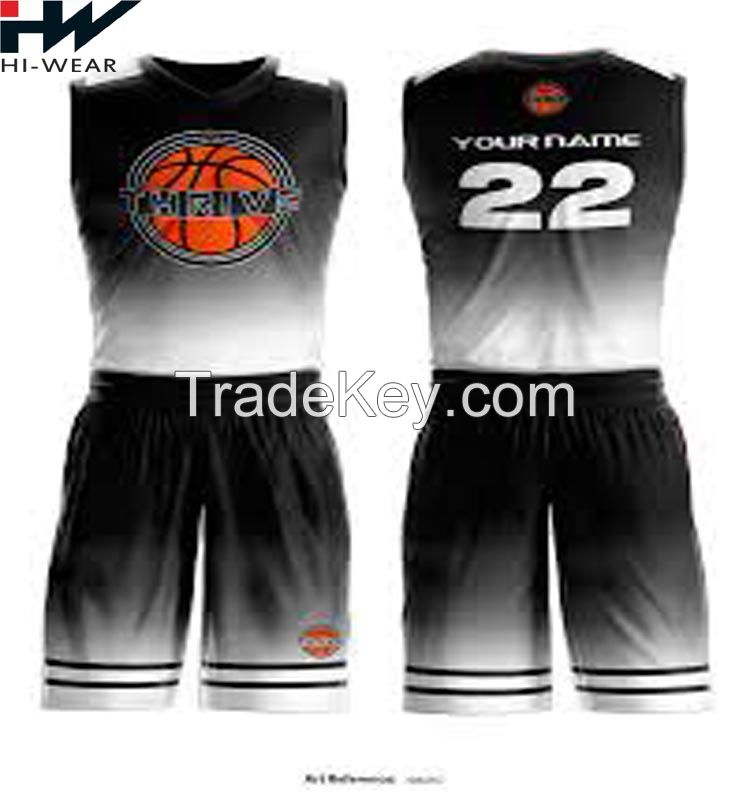 2021 2022 New Design Men Sports Wears Sublimation V Neck Basket Ball Uniforms Plain New Design Youth